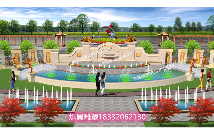 广场喷泉，公园喷泉，婚庆喷泉，小区喷泉，水景喷泉，喷泉景墙