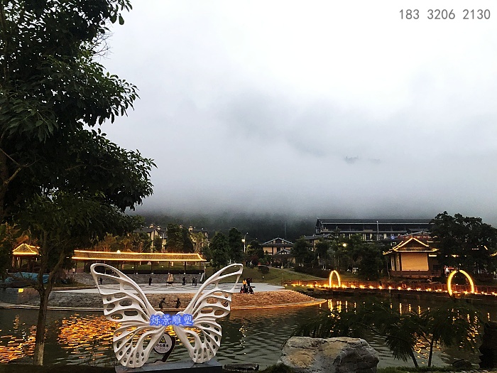 铸铝蝴蝶雕塑