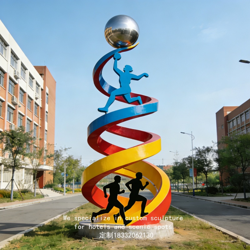 景区，校园，广场不锈钢雕塑项目定制
